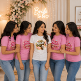 Bride Matching T-Shirts for Bachelorette Party | Bride Squad Tees