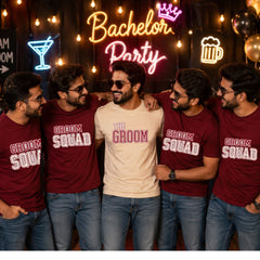 Bachelor Party Groom Squad Matching T-Shirts for Men | Boys Trip Outfit