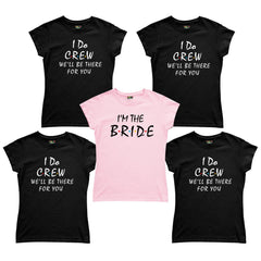Bride-I do Crew Bachelorette Party T Shirt