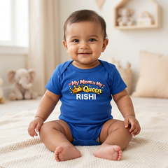 Baby Romper for First Mother's Day | Personalized Soft Cotton Onesie with Name Print