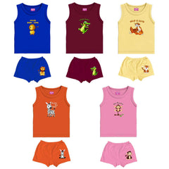 Animals Themes Printed Vest Bloomers