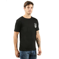 Camaflauge Pocket Black T-shirt