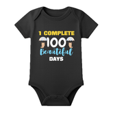 100 Days Baby Outfit Romper for Family Celebration