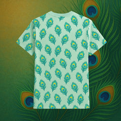 All-Over Peacock Plume Kids' Jersey