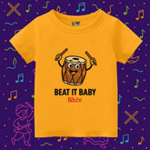 Beat it Baby Kids Cute Garba Tshirt