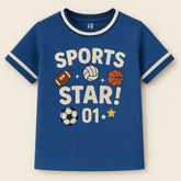 "No.1 Sports RockStar" Kids' Sports Thematic Jersey