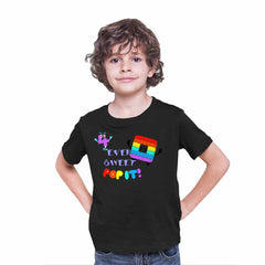4rd Birthday Popi Game Theme Kids T-shirt