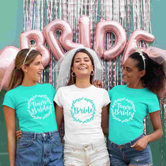Bride - Team Bride Bachelorette Party T-Shirts Set of 2, 3, 4, 5