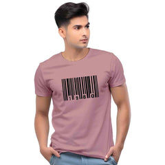 Barcode Year Customised Men Casual Tshirt
