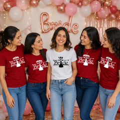 Bride Matching T-Shirts for Bachelorette Party | Bride Squad Tees