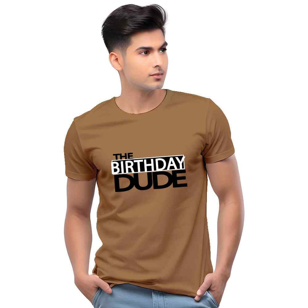 Bday Dude Casual Men Tshirt