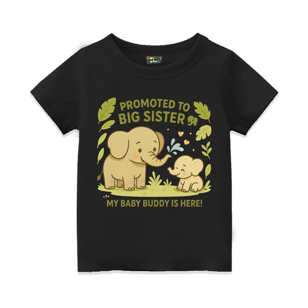 "My Baby Buddy Is Here!" Big Sister Announcement Tee