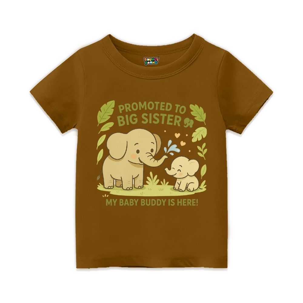 "My Baby Buddy Is Here!" Big Sister Announcement Tee