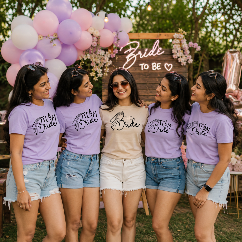 Bridal Party T-Shirts for Women | Bride & Team Bride Tees
