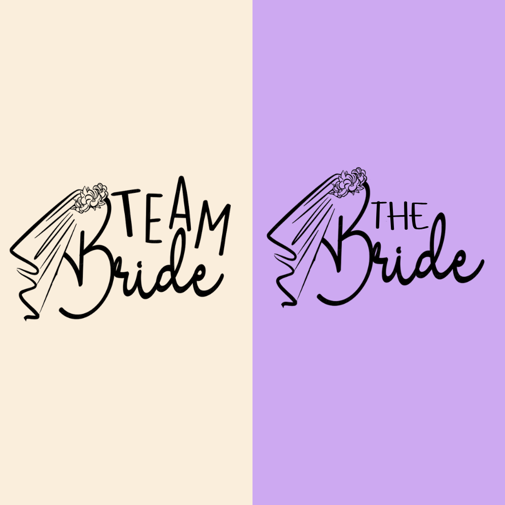Bridal Party T-Shirts for Women | Bride & Team Bride Tees