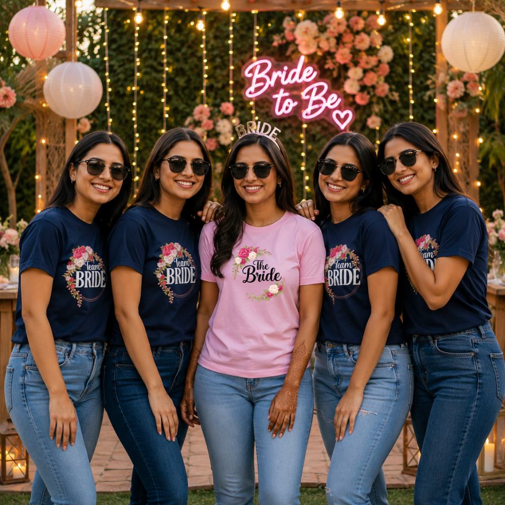 Bridal Party T-Shirts for Women | Bride & Team Bride Tees
