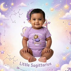 Born to Explore Sagittarius Personalized Baby Romper