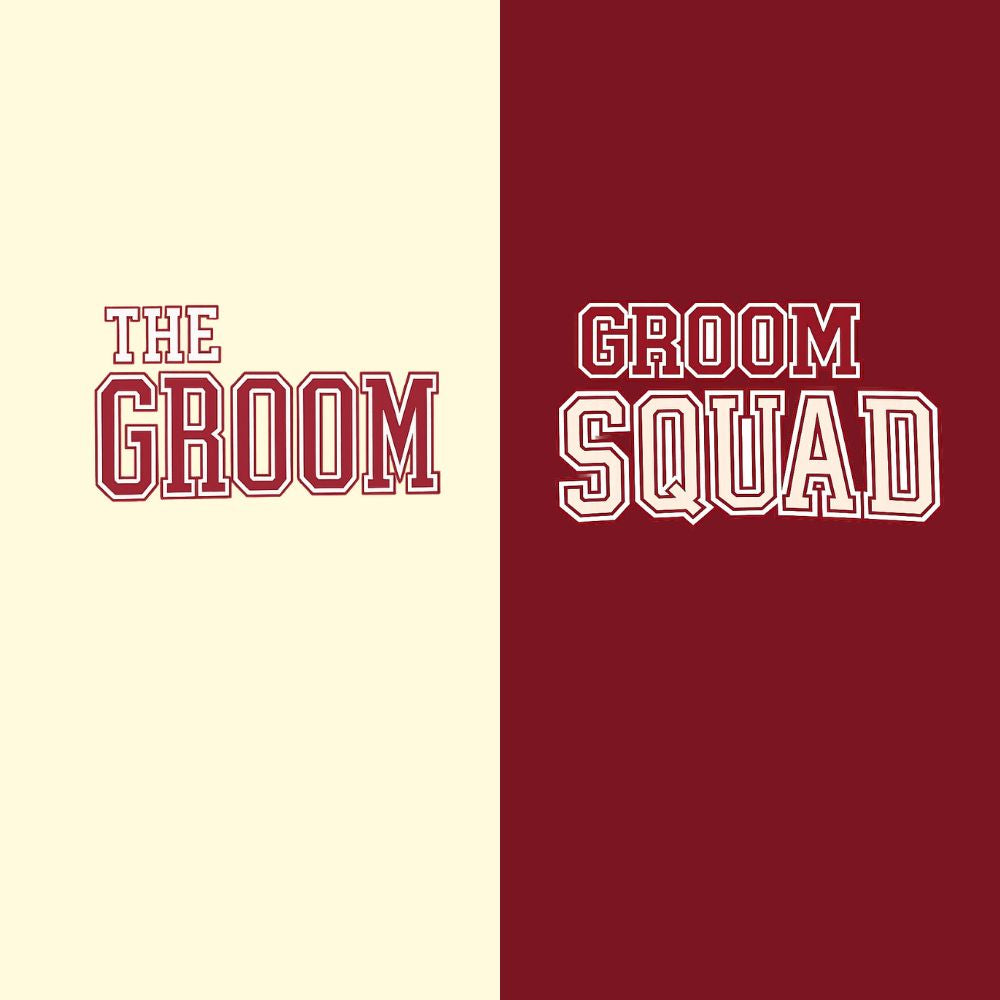 Bachelor Party Groom Squad Matching T-Shirts for Men | Boys Trip Outfit