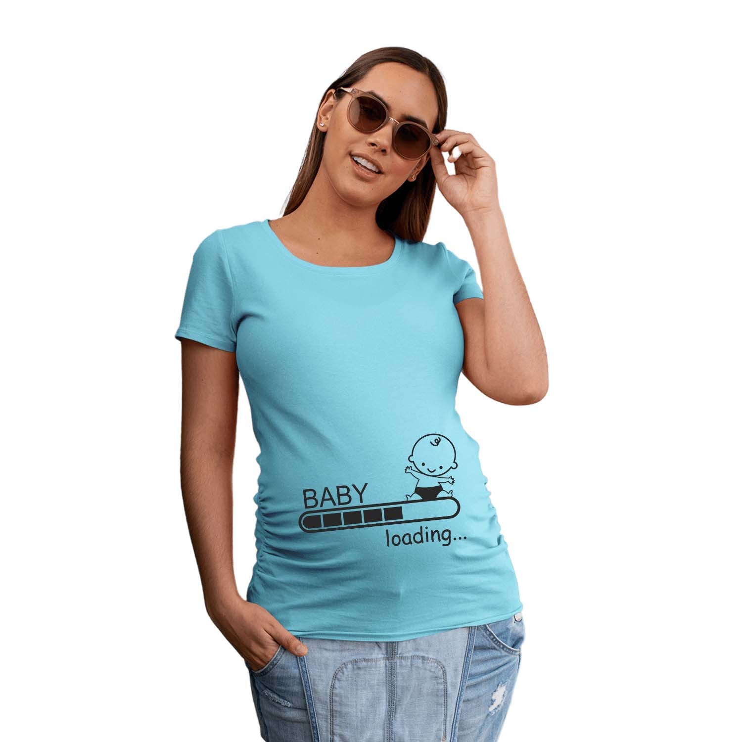 Baby Loading Please Wait Pregnancy Announcement T-Shirt