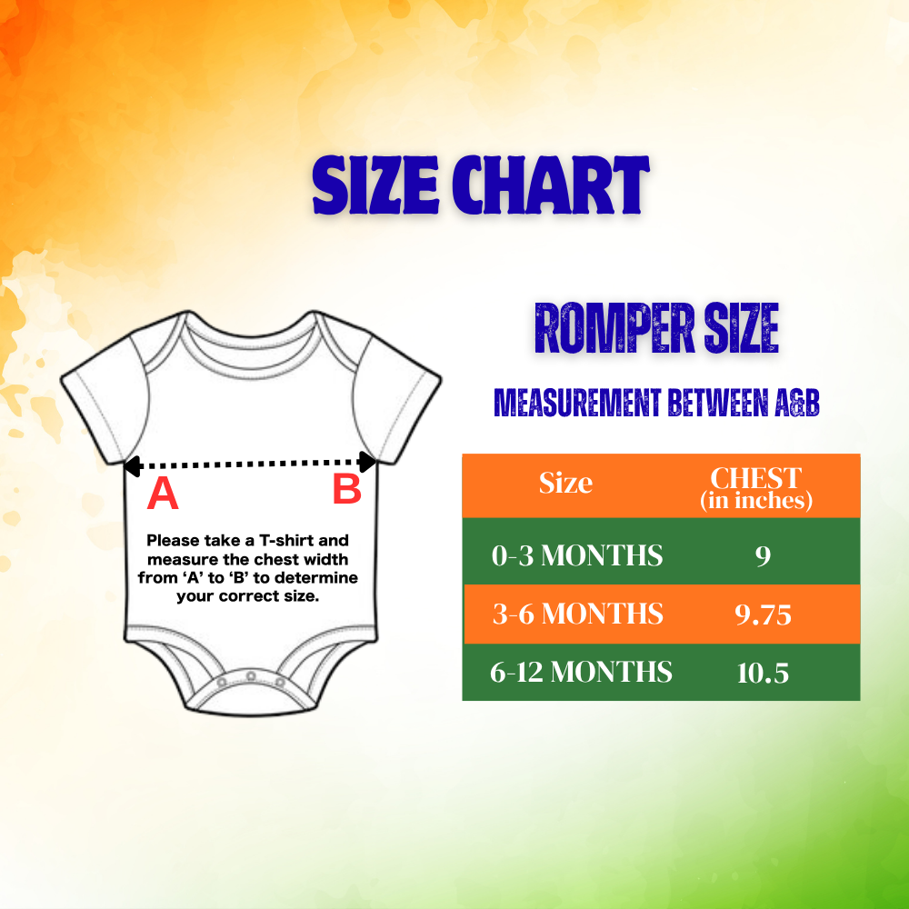 Baby Independence Day Outfit | Personalized Cotton Romper