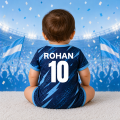 Argentina Team Baby Onesie – Soft Cotton Football Jersey Romper for Infants