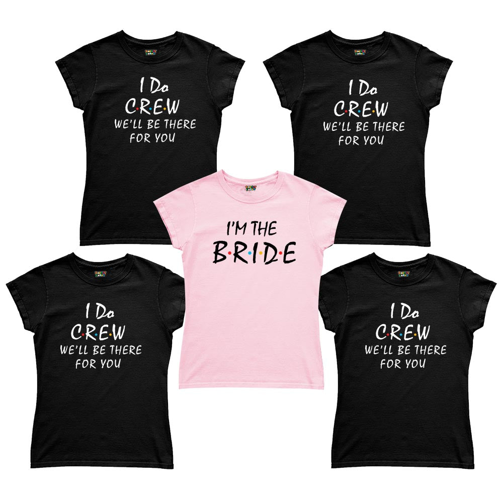 Bride-I do Crew Bachelorette Party T Shirt