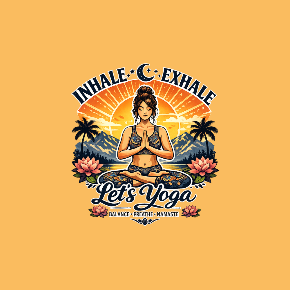 Adult Yoga Day T-shirts Online - Custom Wear