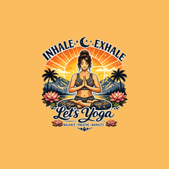 Adult Yoga Day T-shirts Online - Custom Wear