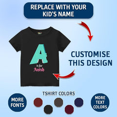 Alphabet  J Customised T Shirt