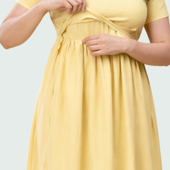 Buy Maternity Feeding T-Shirt Dress | Soft Lounge Nursing Dress
