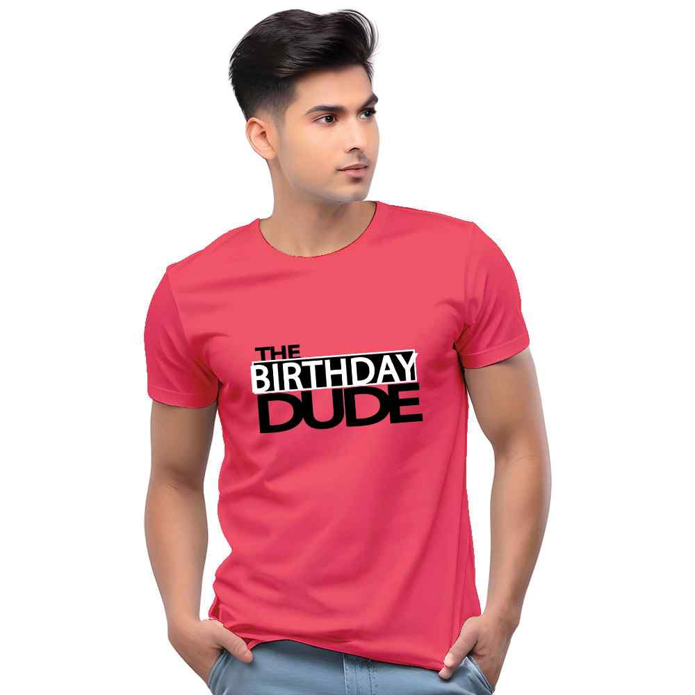 Bday Dude Casual Men Tshirt