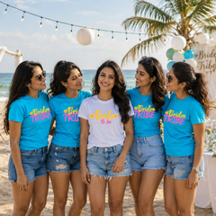 Bride To Be & Team Bride Matching T-Shirts for Bachelorette Party | Bride Squad Tees