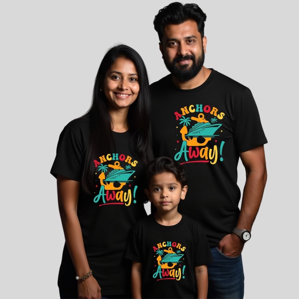 Anchor Away Family Cruise Matching Family Tshirts