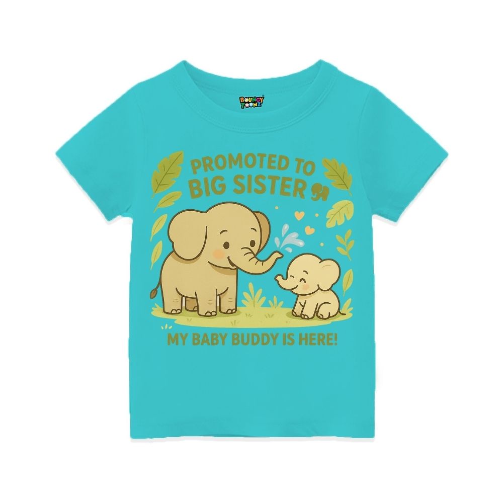 "My Baby Buddy Is Here!" Big Sister Announcement Tee