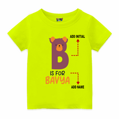Alphabet B Customised T Shirt