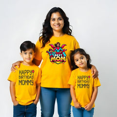 Best Mom - I have the best mom in the Galaxy Mom and Kids Matching Tshirts