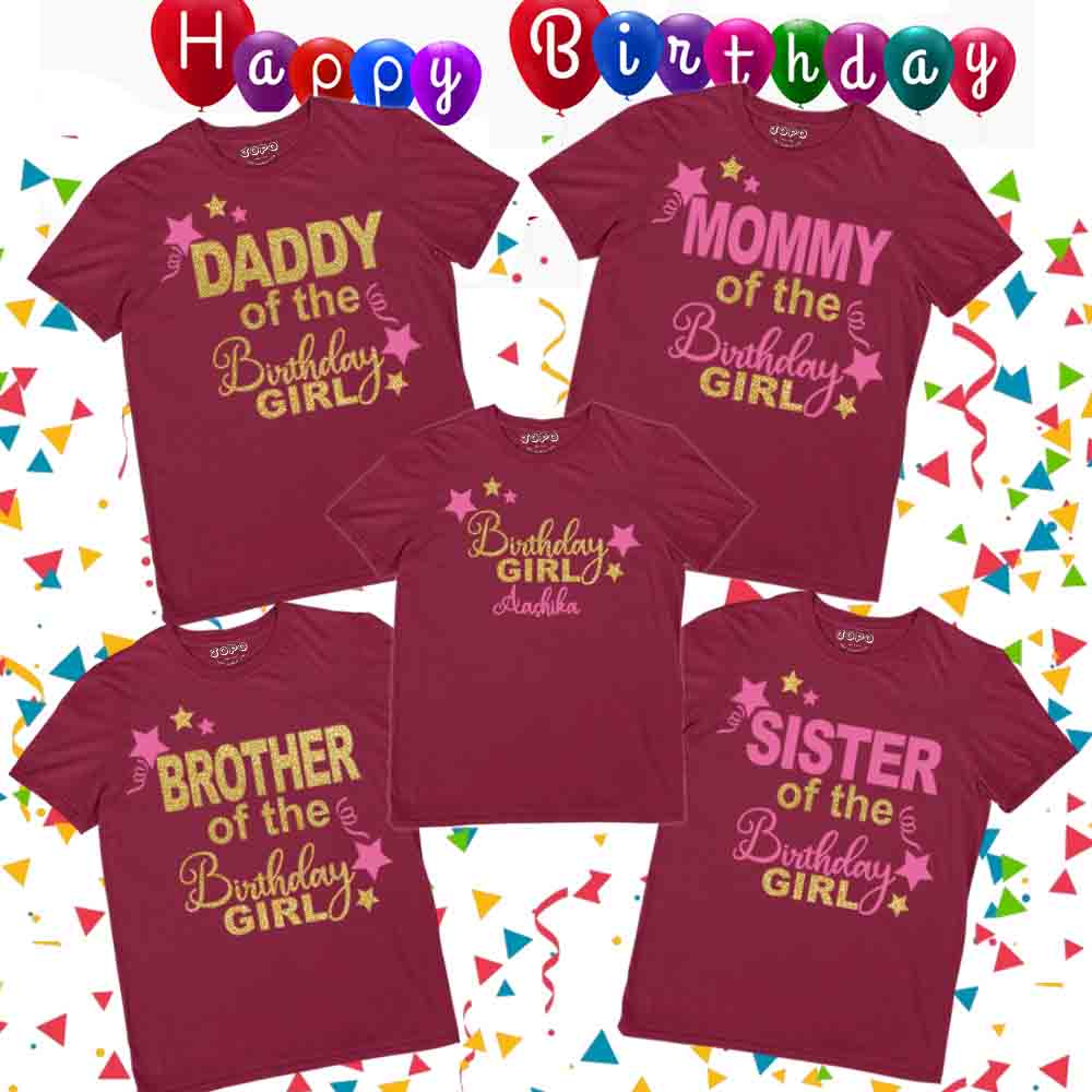 Birthday Girl-Family Birthday Tshirts