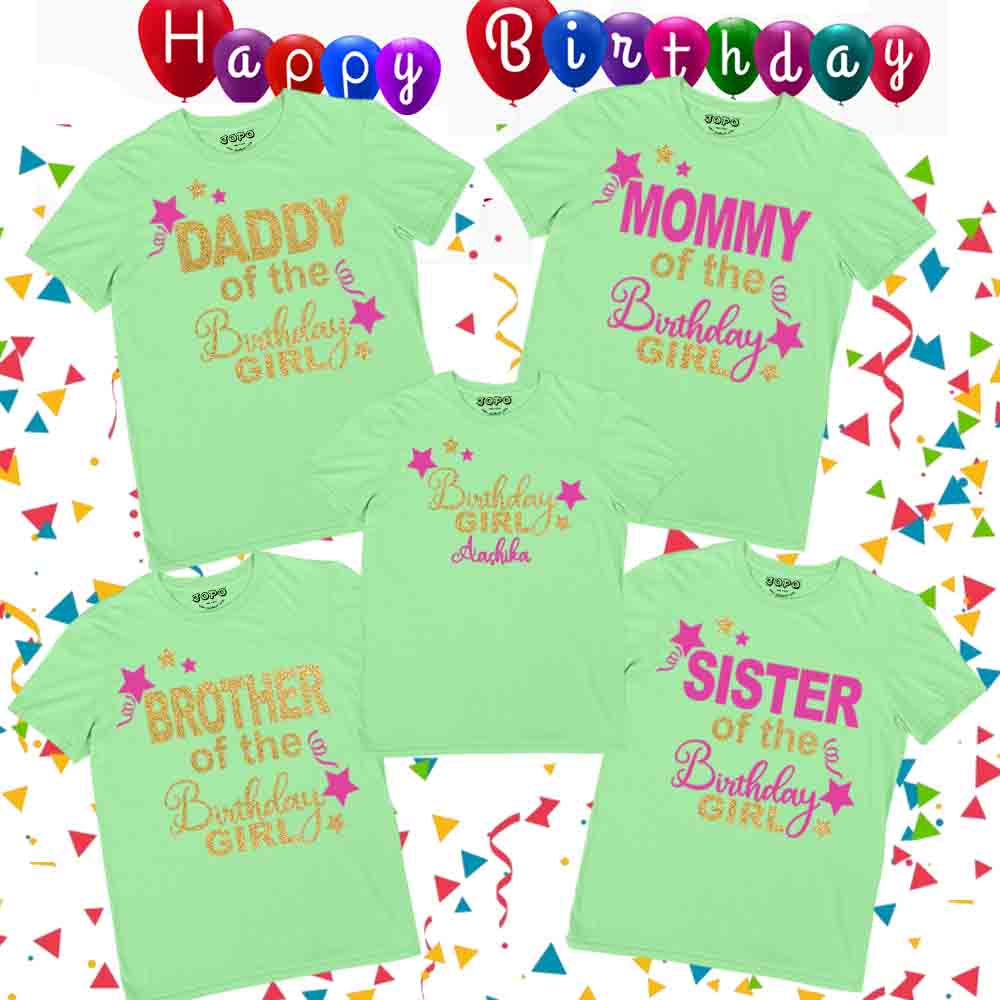 Birthday Girl-Family Birthday Tshirts