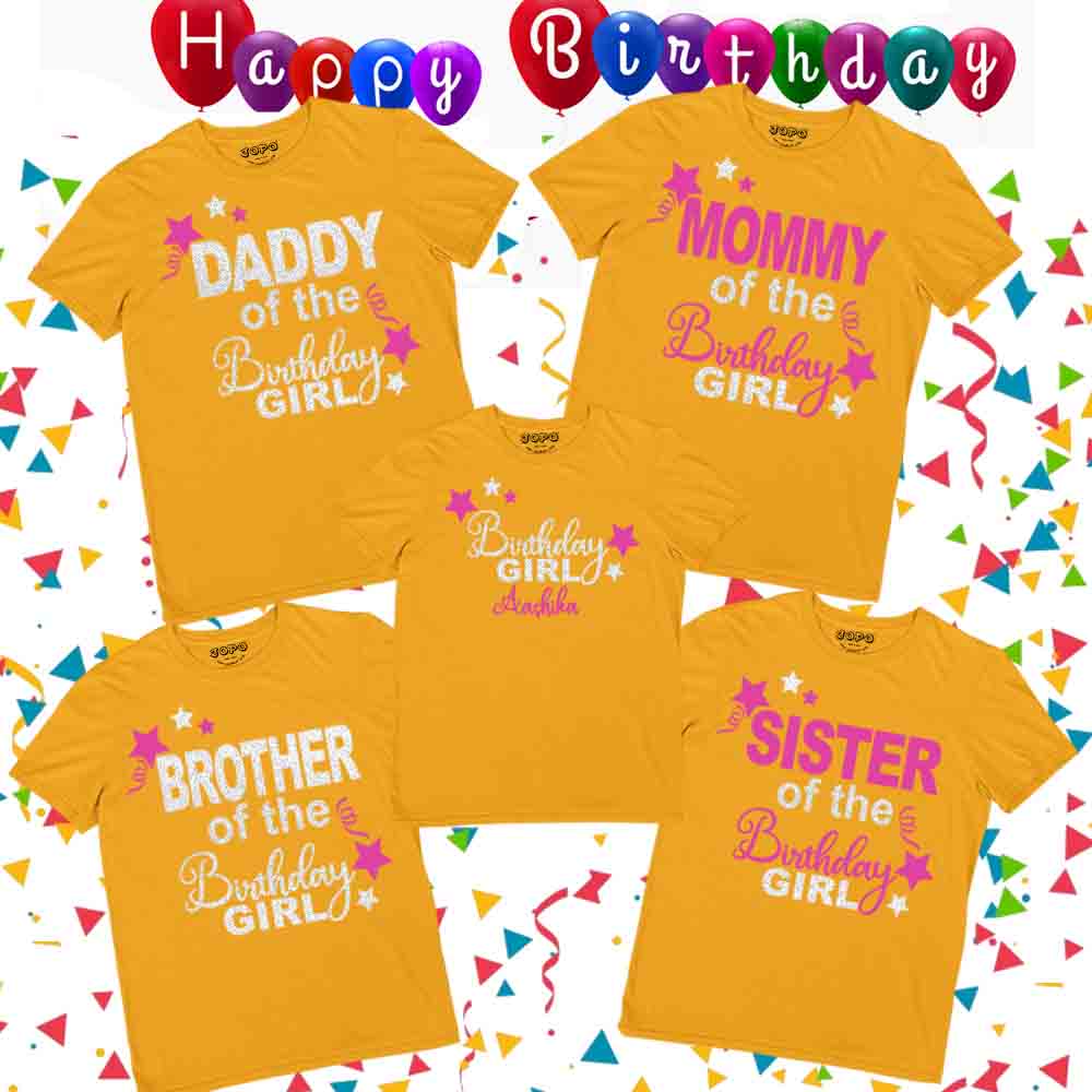 Birthday Girl-Family Birthday Tshirts