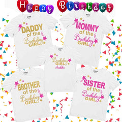 Birthday Girl-Family Birthday Tshirts