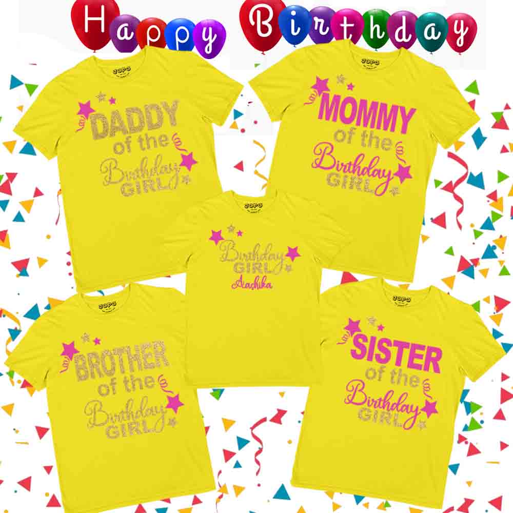 Birthday Girl-Family Birthday Tshirts