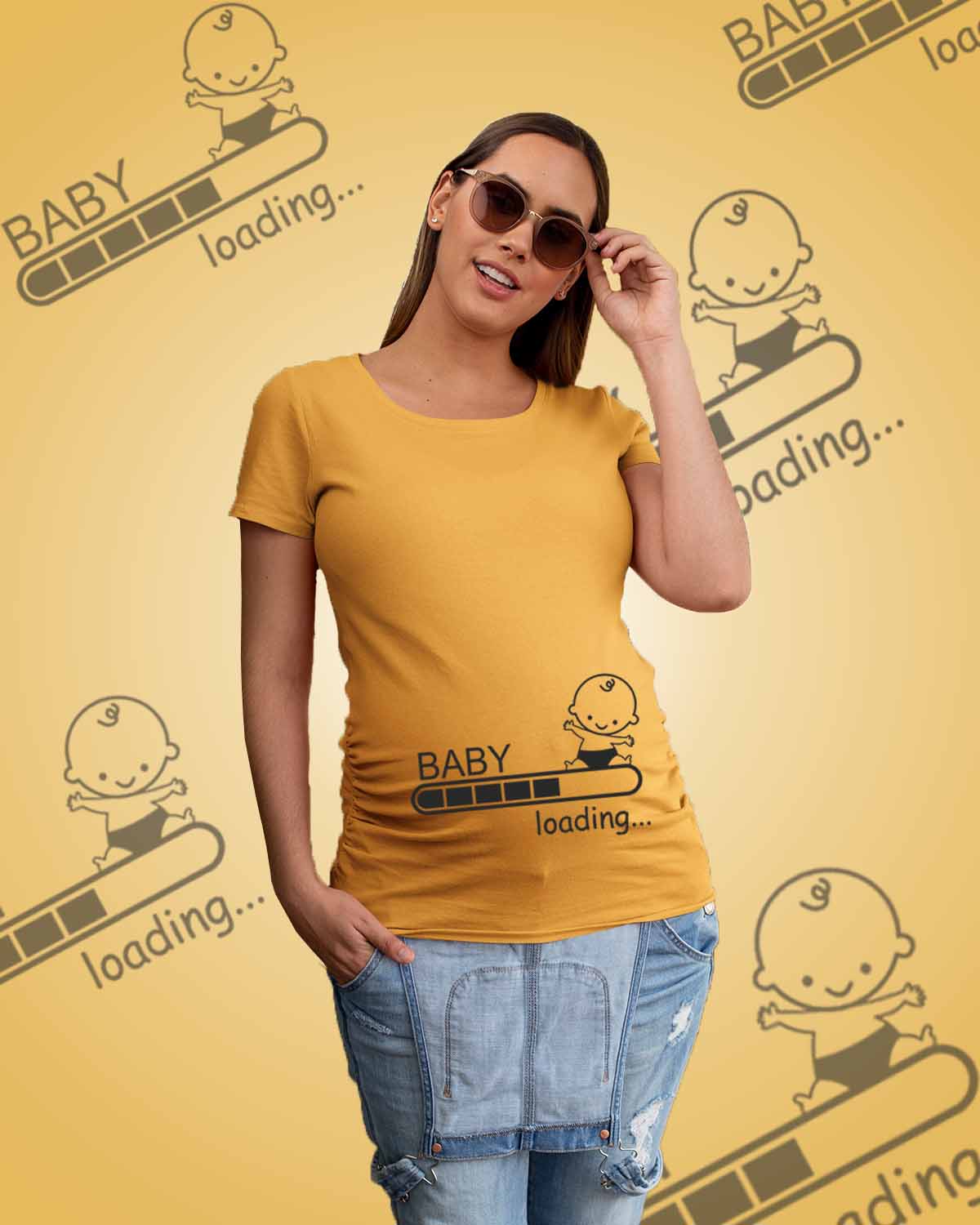 Baby Loading Please Wait Pregnancy Announcement T-Shirt