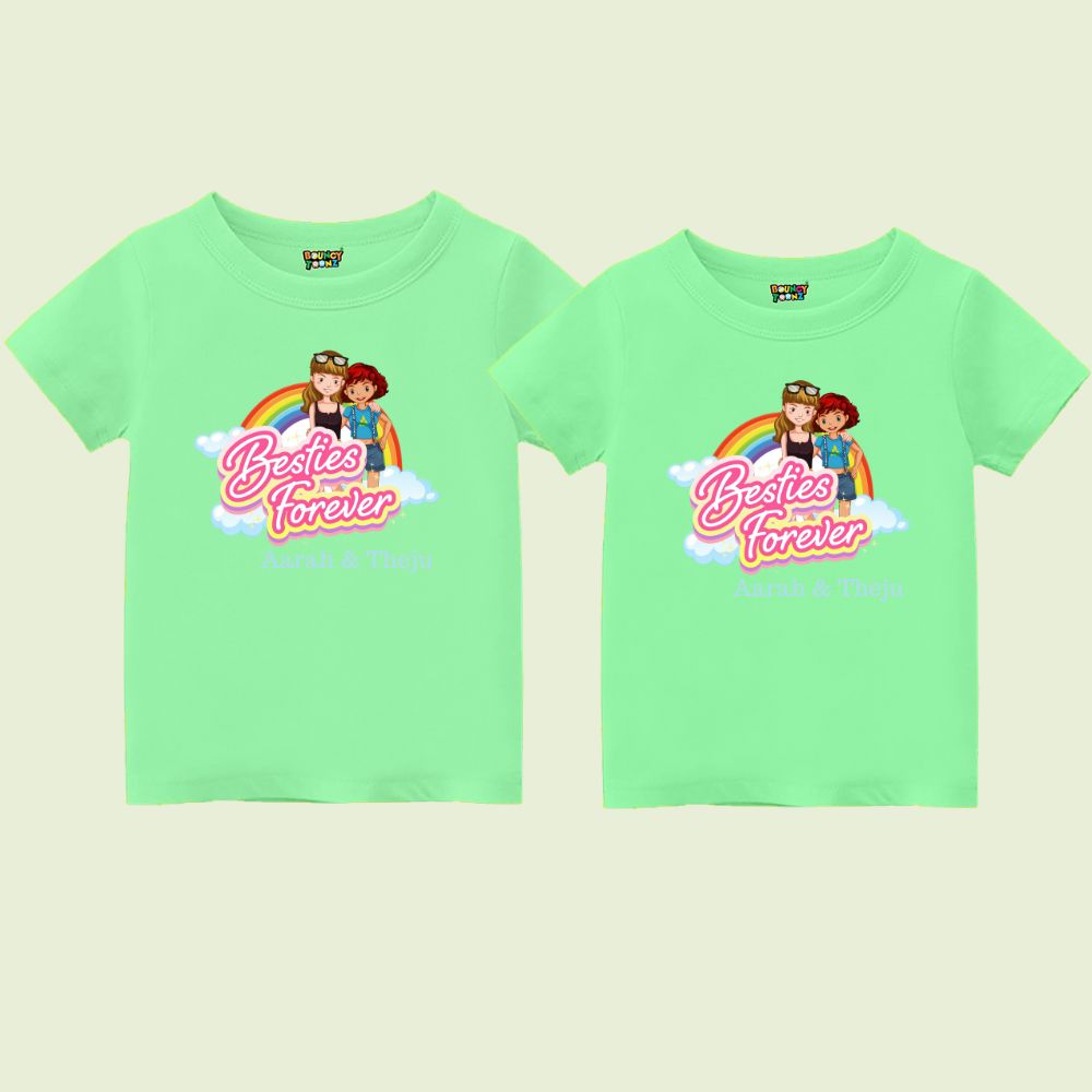 Besties Forever Custom Kids Tshirts