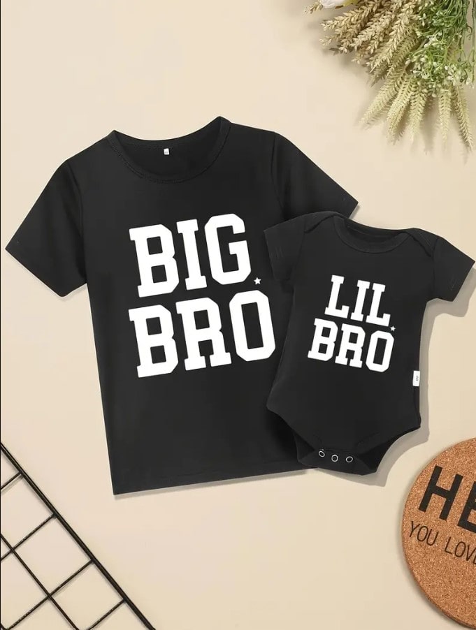 Big Bro Little Bro Tees – Rakshabandhan Gift for Brothers 2025