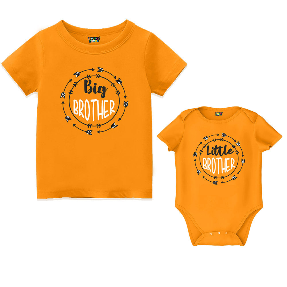 Big Bro Lil Bro Big sis Lil Sis Tshirt and Romper for siblings
