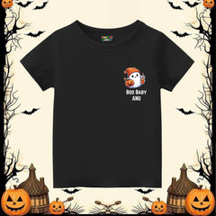 Boo Baby Halloween T-Shirt - Personalized Ghost & Pumpkin Tee for Kids