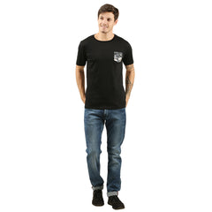 Camaflauge Pocket Black T-shirt