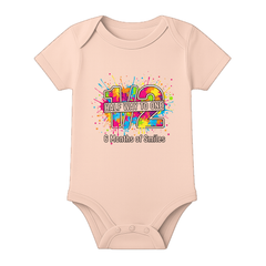 6 Months Baby Romper Custom Name Milestone Outfit