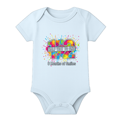 6 Months Baby Romper Custom Name Milestone Outfit