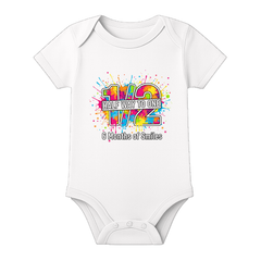 6 Months Baby Romper Custom Name Milestone Outfit